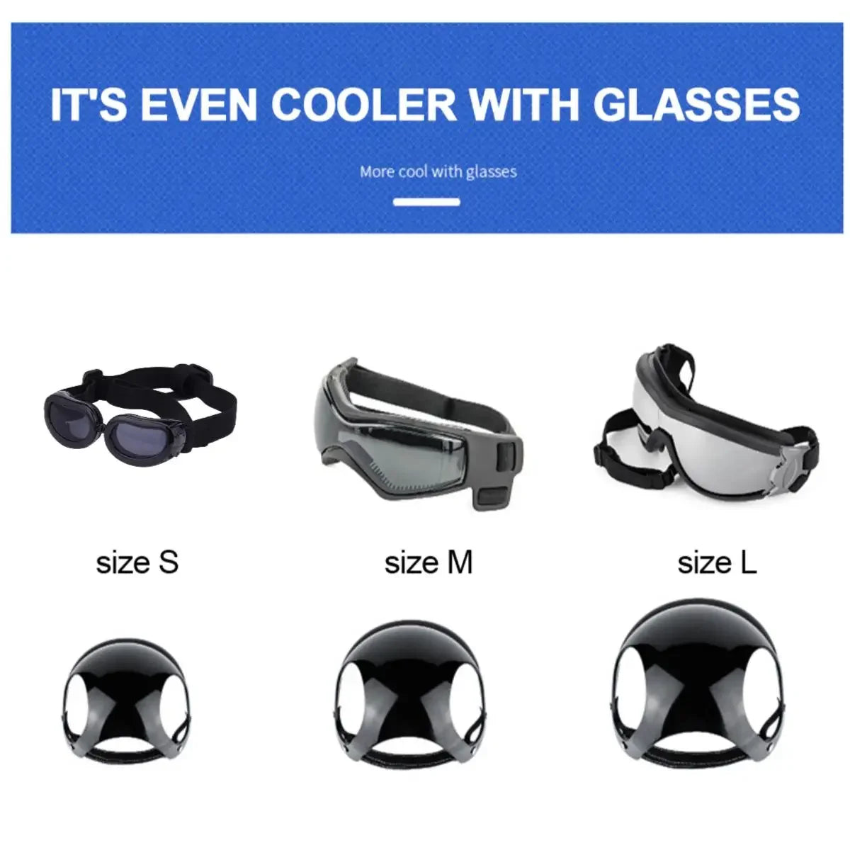 Paws & Ride: Adventure Helmet & Goggles Set for Dogs